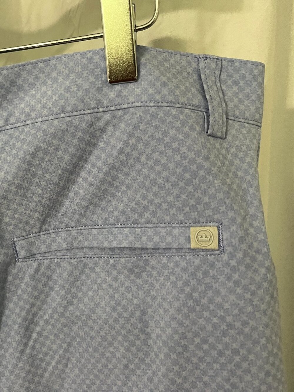 🟣 Peter Millar Men’s Purple Performance Golf Shorts 36 10” Inseam EUC ⛳